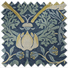 William Morris At Home Strawberry Thief, Woad - Twist&Fit Roman Blind